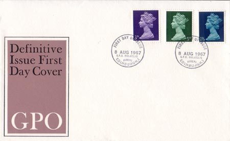 1967 Definitive First Day Cover from Collect GB Stamps