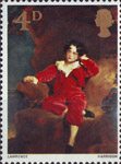 British Painters 4d Stamp (1967) 'Master Lambton' (Sir Thomas Lawrence)