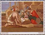 Christmas 1s6d Stamp (1967) 'The Adoration of the Shepherds' (Loius Le Nain)