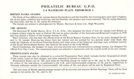 British Flora - (1967) British Wild Flowers