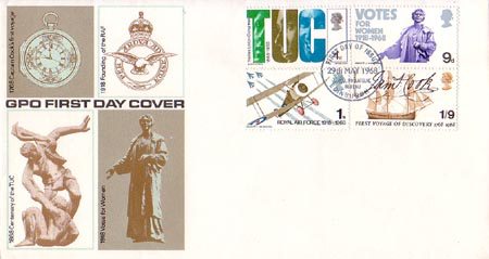 1968 Commemortaive First Day Cover from Collect GB Stamps