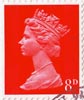 Definitive 8d Stamp (1968) Vermillion