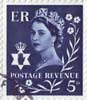 Regional Definitive - Northern Ireland 5d Stamp (1968) Blue