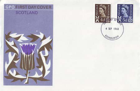 1968 Regional First Day Cover from Collect GB Stamps