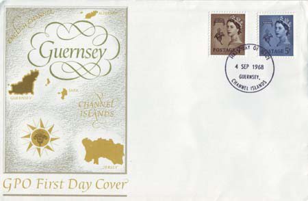 1968 Definitive First Day Cover from Collect GB Stamps