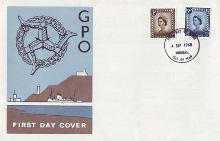 1968 Definitive First Day Cover from Collect GB Stamps