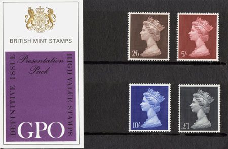 High Value Definitives (1969)