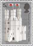 Investure of H.R.H. The Prince of Wales 5d Stamp (1969) The Eagle Tower, Caernarvon Castle
