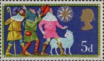 Christmas 1969 5d Stamp (1969) The Three Shepherds