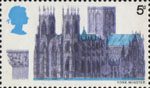 British Cathedrals 5d Stamp (1969) York Minster