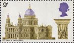 British Cathedrals 9d Stamp (1969) St Pauls Cathedral