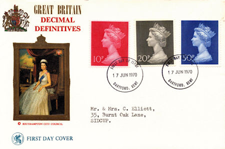 1970 Other First Day Cover from Collect GB Stamps