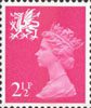 2.5p, Pink from Regional Definitive - Wales (1971)