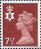 Regional Definitive - Northern Ireland 7.5p Stamp (1971) Brown