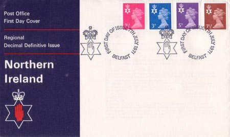 Regional Definitive - Northern Ireland - (1971) Regional Decimal Definitive - Northern Ireland