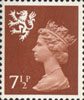 Regional Definitive - Scotland 7.5p Stamp (1971) Brown