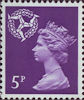 Regional Definitive - Isle of Man 5p Stamp (1971) Purple