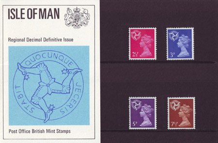 Regional Definitive - Isle of Man 1971