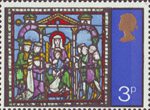 Christmas 1971 3p Stamp (1971) Adoration of the Magi