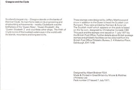 Regional Definitive - Scotland - (1971) Regional Definitive - Scotland