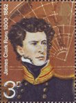 British Polar Explorers 3p Stamp (1972) Sir James Clark Ross