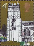 Village Churches 4p Stamp (1972) All Saints, Earls Barton, Nothants