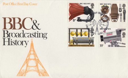 1972 Commemortaive First Day Cover from Collect GB Stamps