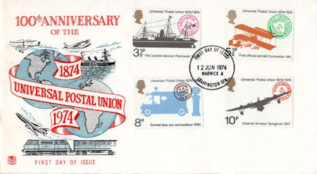 Centenary of Universal Postal Union (1974)