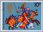 Great Britons 10p Stamp (1974) The Black Prince