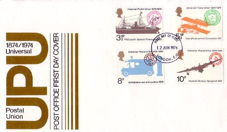 1974 Commemortaive First Day Cover from Collect GB Stamps