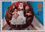 4.5p, The Nativity (St Helens Church, Norwich, c 1480) from Christmas (1974)