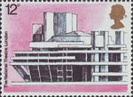 European Architectural Heritage Year 12p Stamp (1975) National Theatre, London