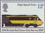Railways 1825-1975 12p Stamp (1975) High Speed Train, 1975
