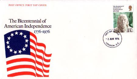 1976 Commemortaive First Day Cover from Collect GB Stamps