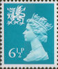 6.5p, Blue from Regional Definitive - Wales (1976)