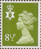 Regional Definitive - Northern Ireland 8.5p Stamp (1976) Yellow-Green