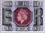 Silver Jubilee 9p Stamp (1977) Silver Jubilee