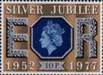 Silver Jubilee 10p Stamp (1977) Silver Jubilee