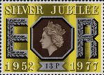 Silver Jubilee 13p Stamp (1977) Silver Jubilee