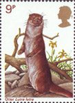 British Wildlife 9p Stamp (1977) Otter