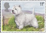 Dogs 11p Stamp (1979) West Highland Terrier