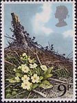 British Flowers 9p Stamp (1979) Primrose