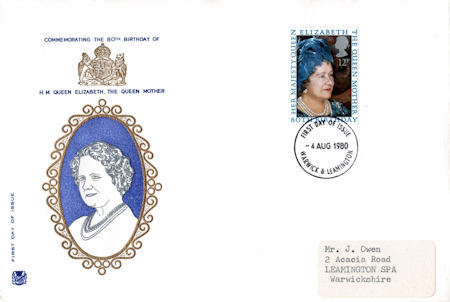 1980 Other First Day Cover from Collect GB Stamps