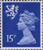 Regional Definitive - Scotland 15p Stamp (1980) Ultramarine