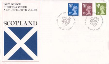 1980 Definitive First Day Cover from Collect GB Stamps