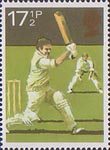 Sport 17.5p Stamp (1980) Cricket