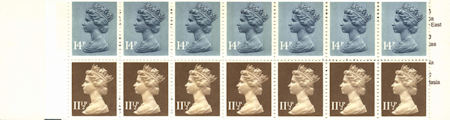 GB Booklets from Collect GB Stamps