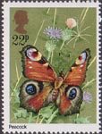Butterflies 22p Stamp (1981) Inachis io