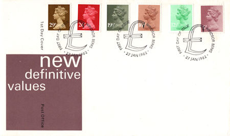 1982 Definitive First Day Cover from Collect GB Stamps