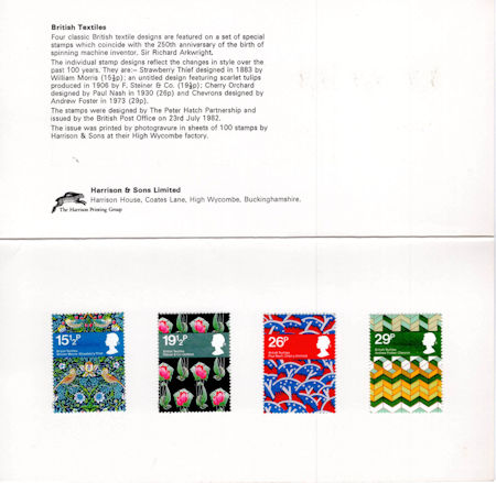 Harrison Packs from Collect GB Stamps